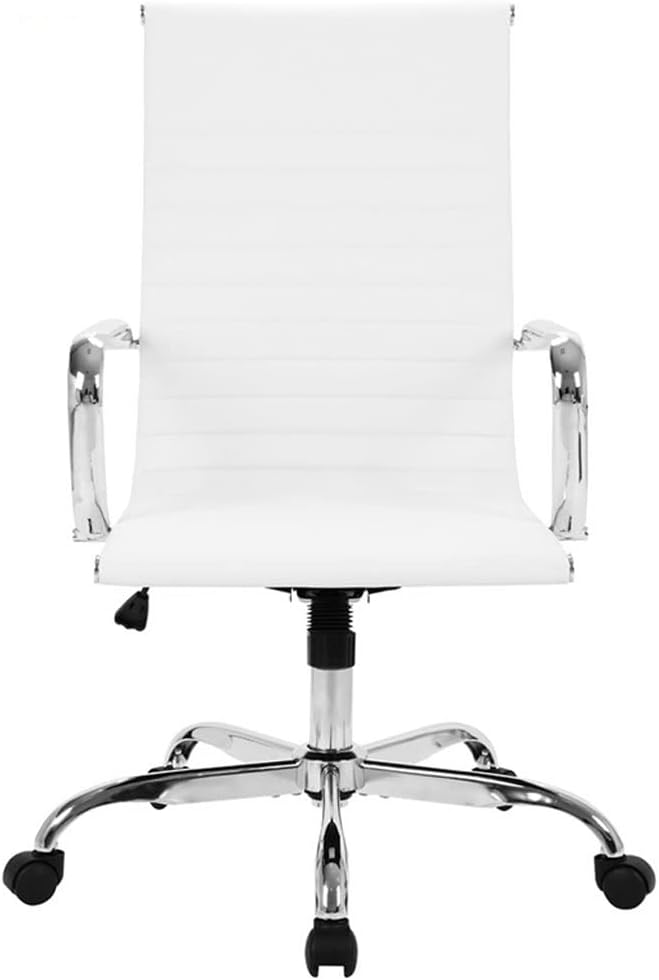 Desk Chairs High Back Office Chair Home Desk Chair Leather White Office Work Chair