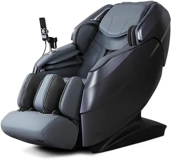 Organized Home Massage Chair A550 With Voice Control i-OPEN flexible guide rail 4D-Pro precision movement Dual intelligent detection Electric calf telescopic 3D all-inclusive air bag for foot (Black)