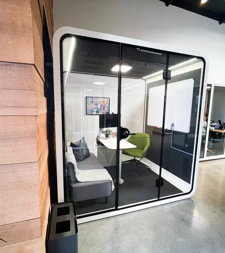 Quartet Silence Booth, 4 Person Silence Pod, Office Soundproof Booth-GCC Home Center