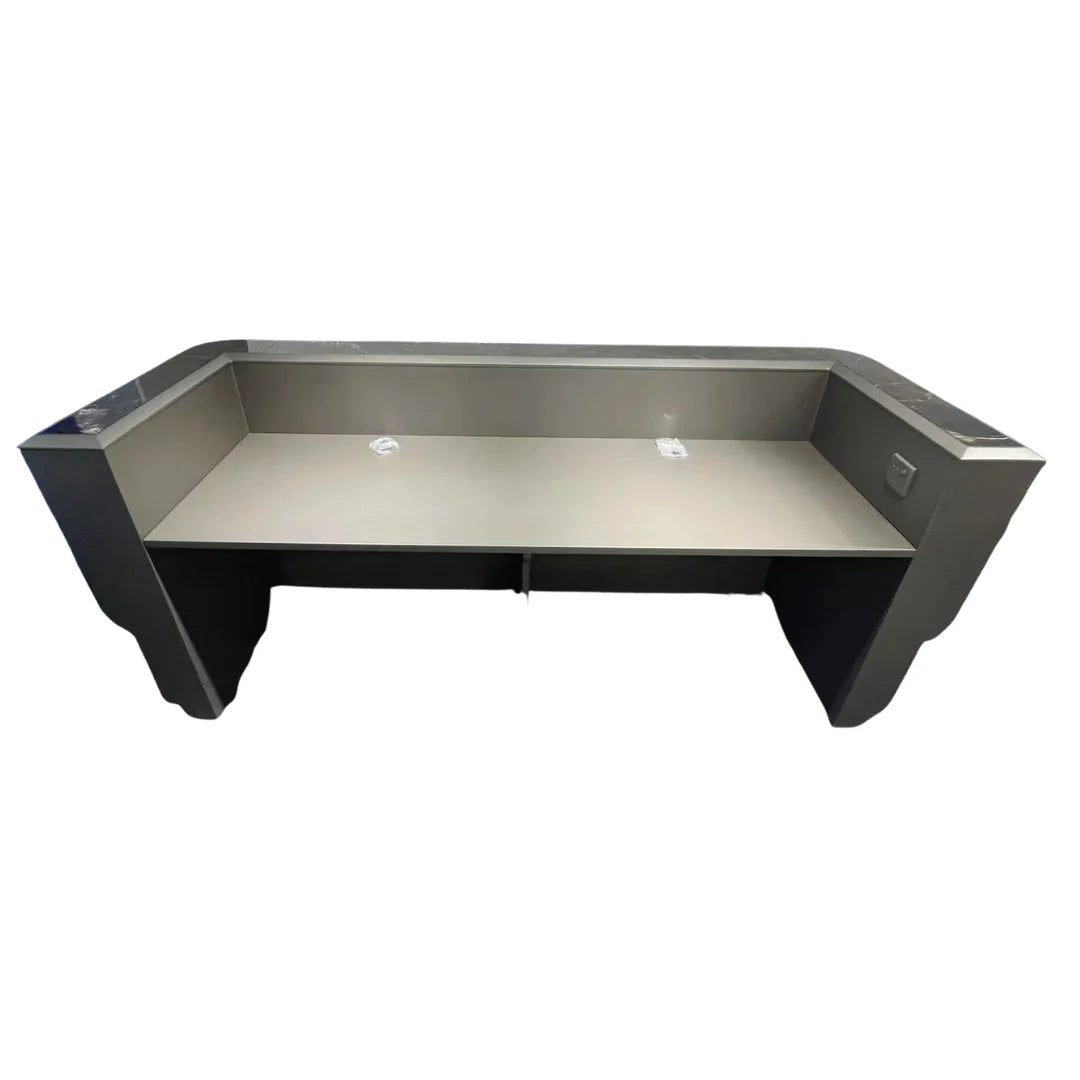 Modern Luxury Reception Desk – 240 × 80 × 105 cm