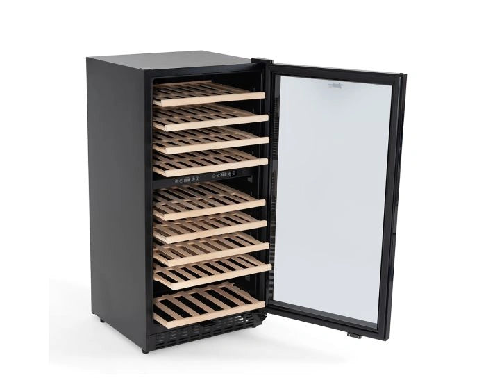 Beverage & Wine Cooler 76 Bottle Dual Zone Wine Fridge 225L Black – TERBC76DZ
