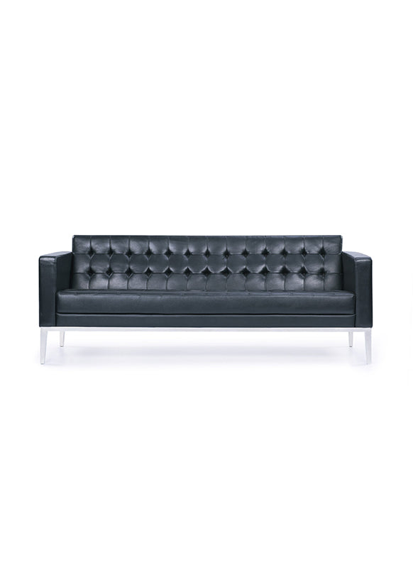 PU Leather Sofa Seat – Classic Design with Solid Wood Frame