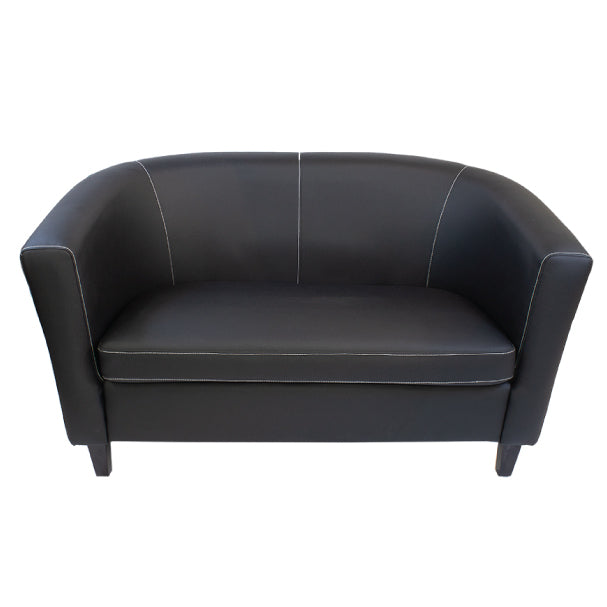 PU Leather And Modern Style 2-Seater Customizable Sofa