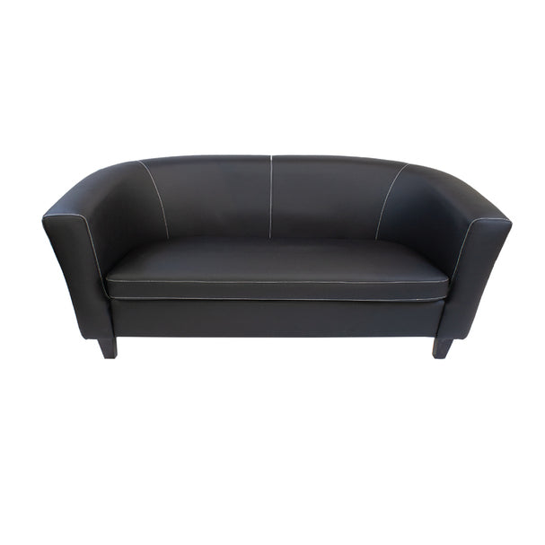 PU Leather And Modern Style 2-Seater Customizable Sofa
