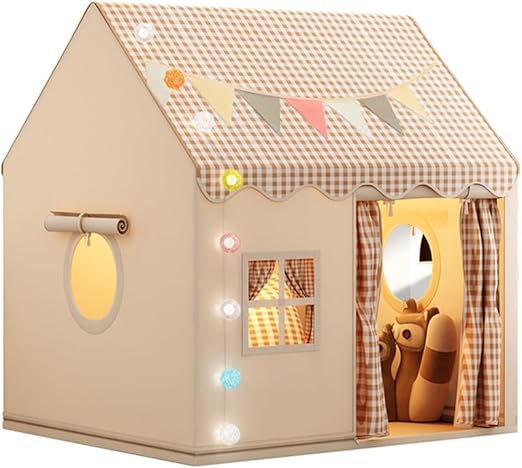 Large Kids Tent House Indoor/Outdoor, Toddler Play Tent With Birthday Party Decoration-GCC Home Center