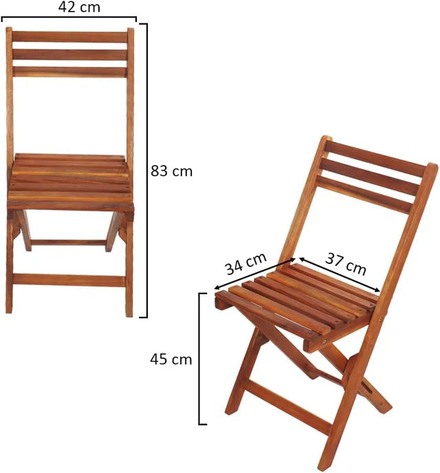 Foldable & Movable Patio Bistro Set-GCC Home Center