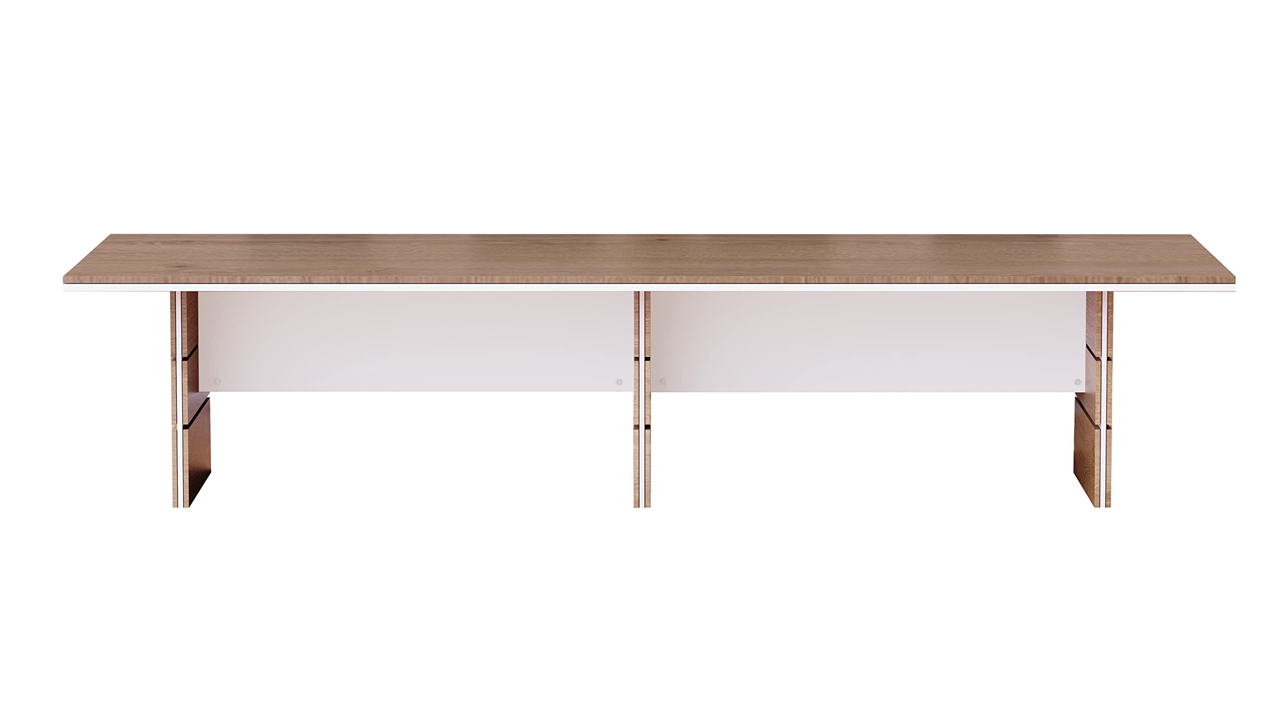 Mahmayi Modern Conference Table, Office Meeting Table, Conference Meeting Room Table - Light Concrete, 480CM