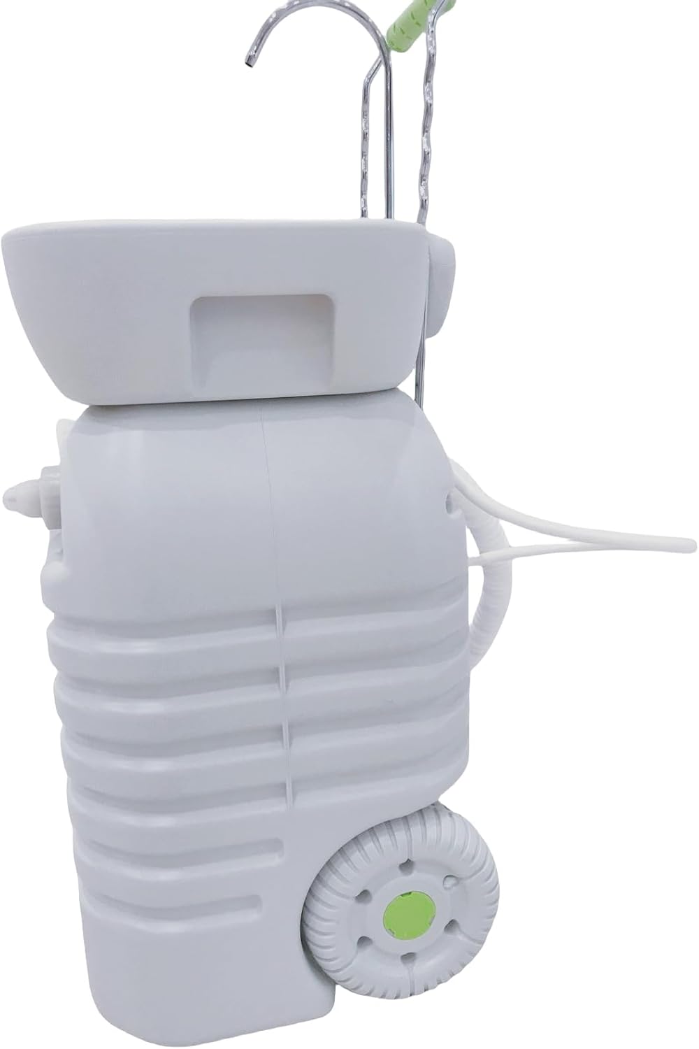 ALBAWADI Portable Camping Hand Wash Sink Foot Pump With 45L Water Tank Wheels Dispenser Adjustable Height Size
