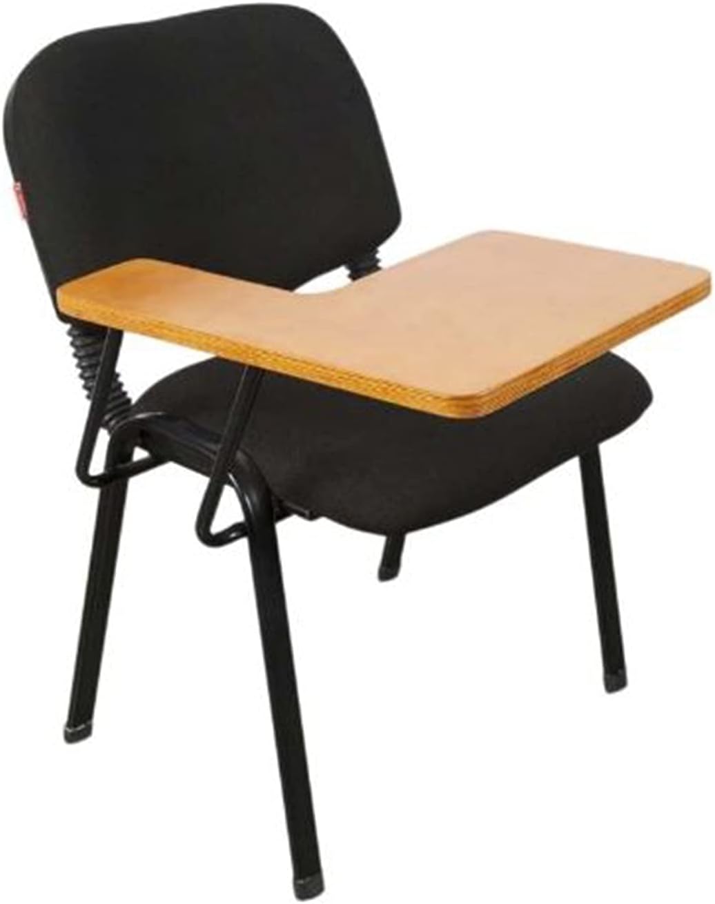 Mahmayi Gamma 502W Student Chair – Durable Metal Legs - Padded Seat Cushion - Student Writing Chair - Ergonomic Design - (Black)
