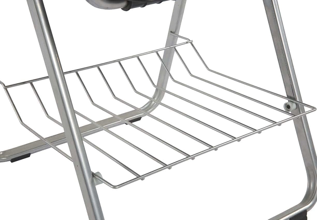 Mahmayi Kelvin S234A Folding Student Chair - Plastic Folding Chair With Writing Tablet - Foldable Chair With Polypropylene Tablet (Black) (Student Chair)