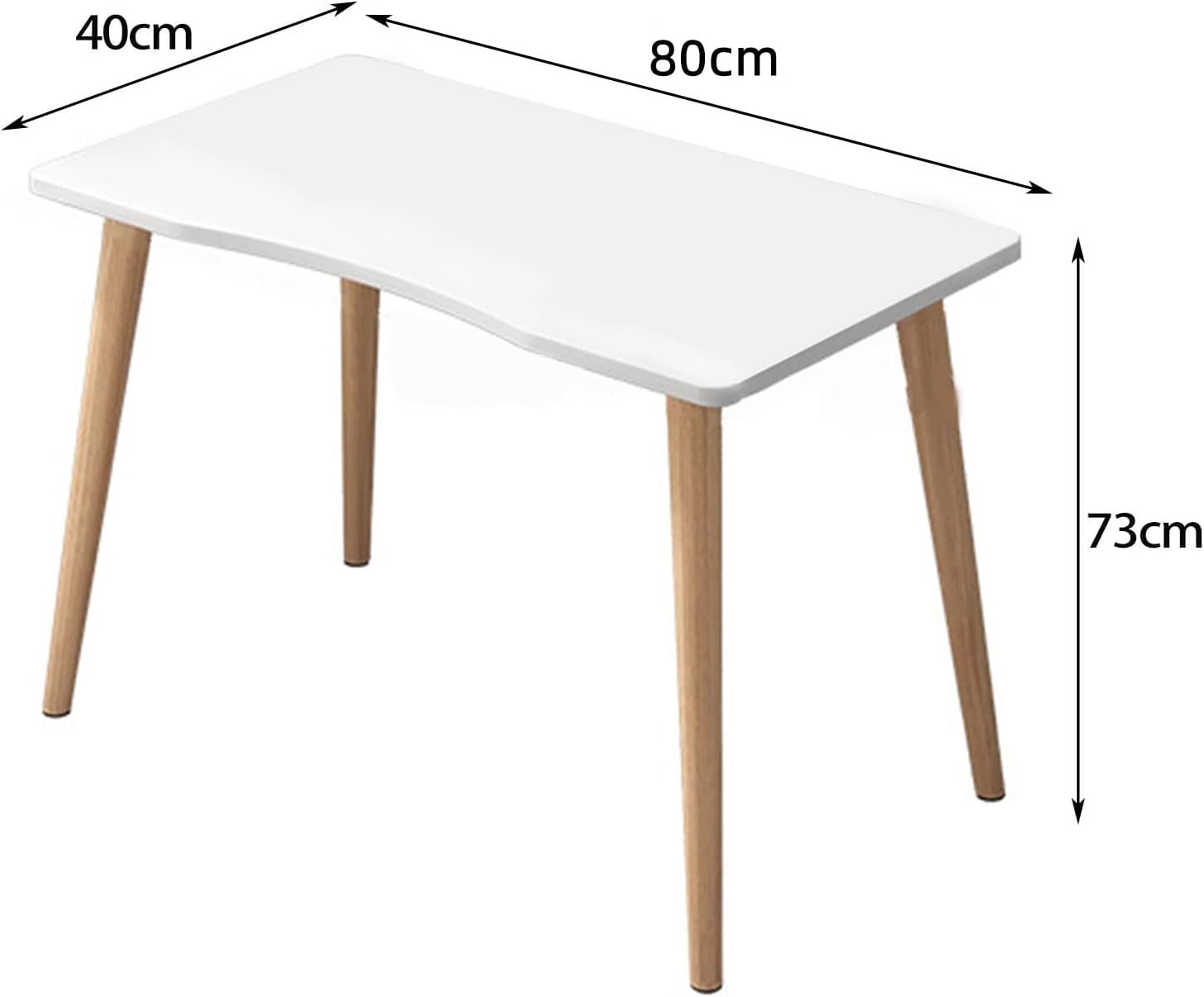 ORCHID M® Home Computer Desk, Computer Laptop Table Desk Office Desk Study Writing Desk Easy Assembly, Space-Saving Computer Desk Ideal for Home and Office Use (80x 40x73CM)-GCC Home Center