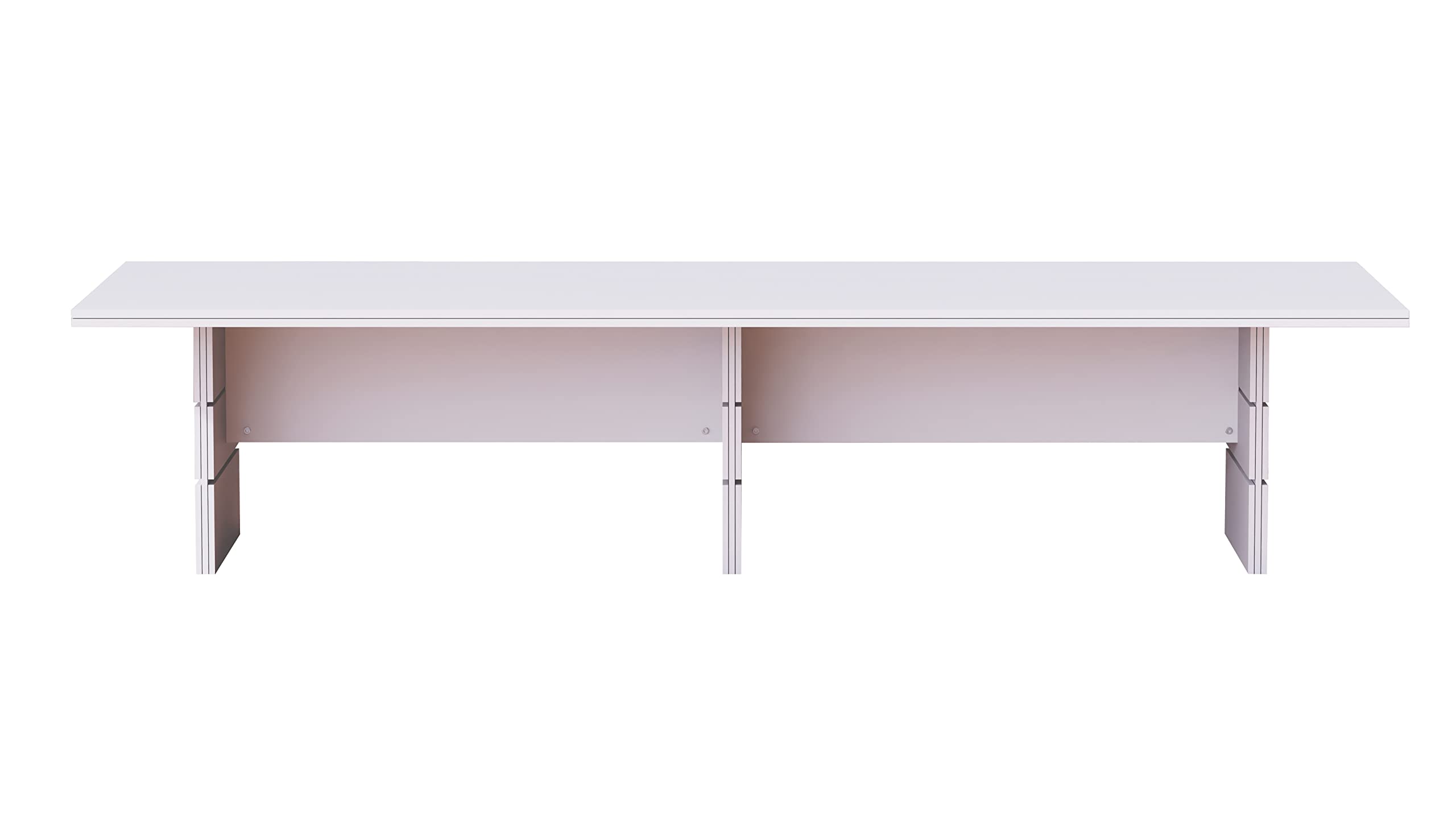 Mahmayi Modern Conference Table, Office Meeting Table, Conference Meeting Room Table - Light Concrete, 480CM