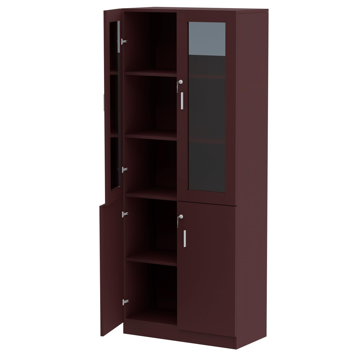 Mahmayi Storage Cabinet for Home Office (White Credenza)
