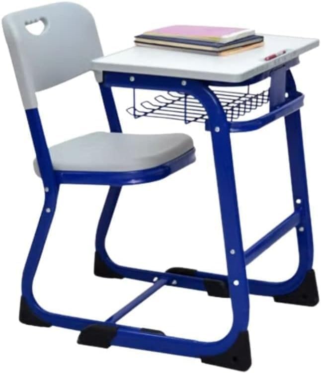 Student Study Chair with Metal Legs and Writing Tablet