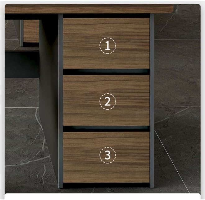 Multifunctional Computer Table And Office Desk With 3 Drawers