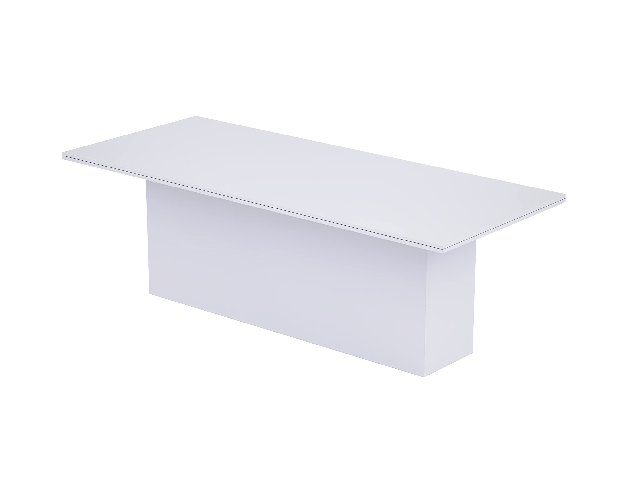 Mahmayi Modern Conference Table, Office Meeting Table, Conference Meeting Room Table - Light Concrete, 480CM