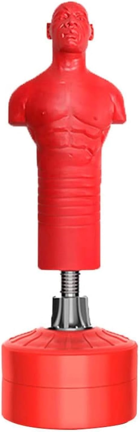 COOLBABY Boxing Dummy, Full Body Punching Man Boxing Stand, Silastic Punching Bag Heavy Duty Punch Bag Punching Stand Kick Boxing Stand Training Human Shape Kickboxing Bag Stand Dummy Person Shape