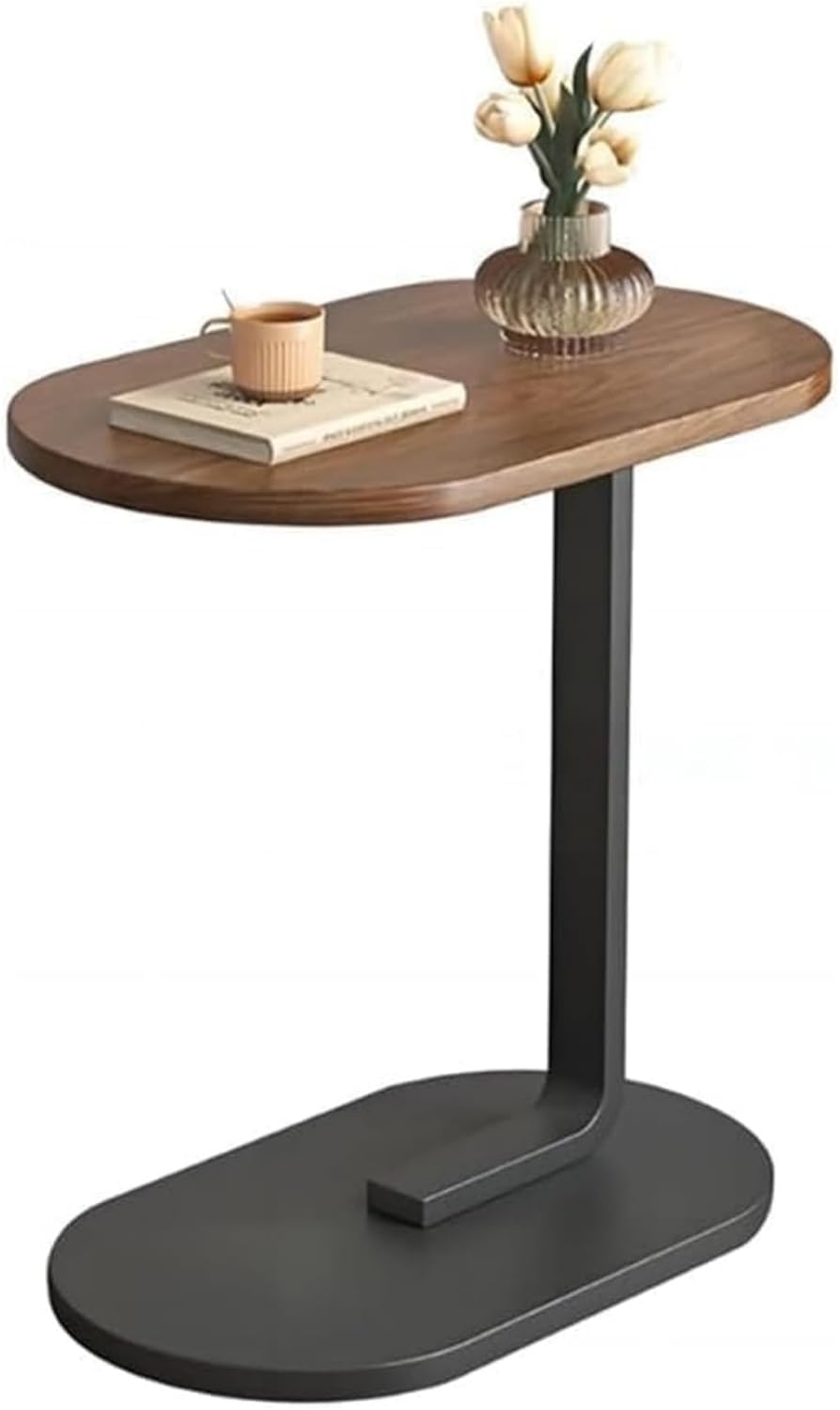 Baoly Narrow Side Table for Small Spaces, Small End Table, Small Side Table for Couch, Small Coffee Table for Living Room, Bedroom, Brown-GCC Home Center