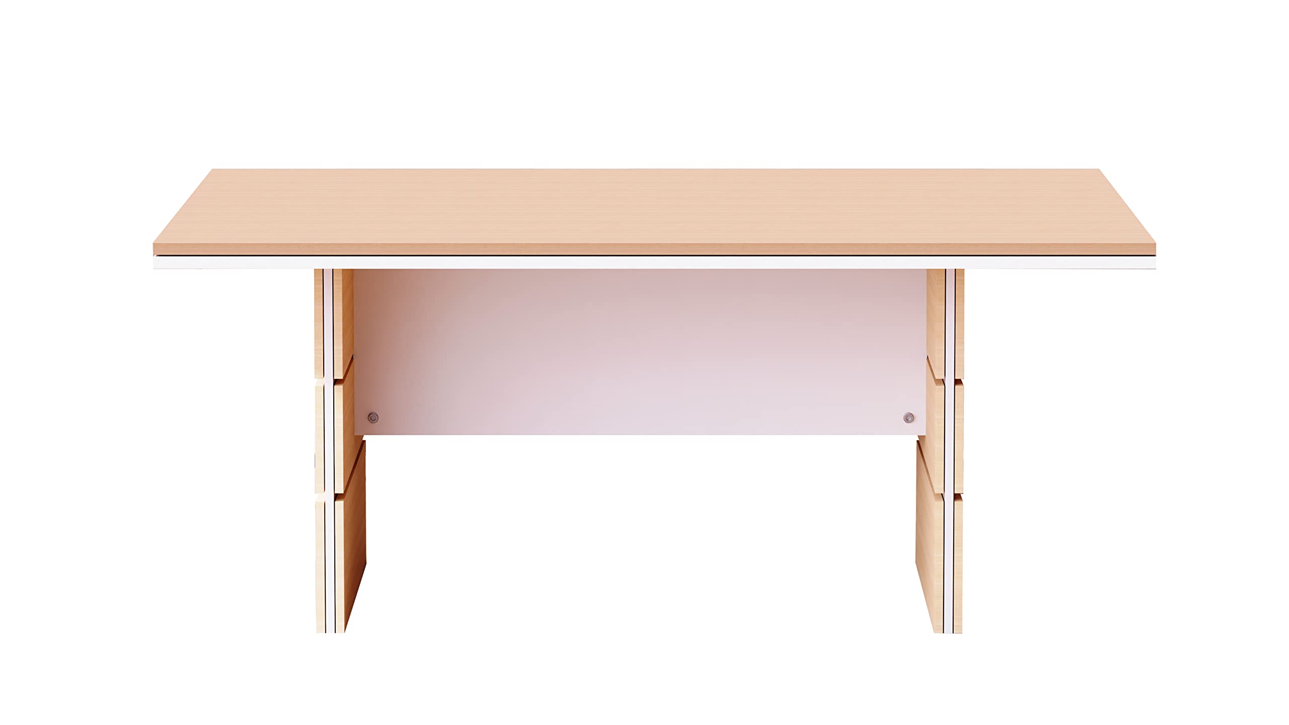 Mahmayi Modern Conference Table, Office Meeting Table, Conference Meeting Room Table - Light Concrete, 480CM