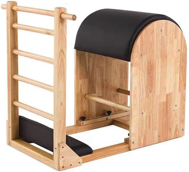 COOLBABY Pilates Solid Wood Ladder Bucket Yoga Body Sculpting Slimming Home Fitness Equipment