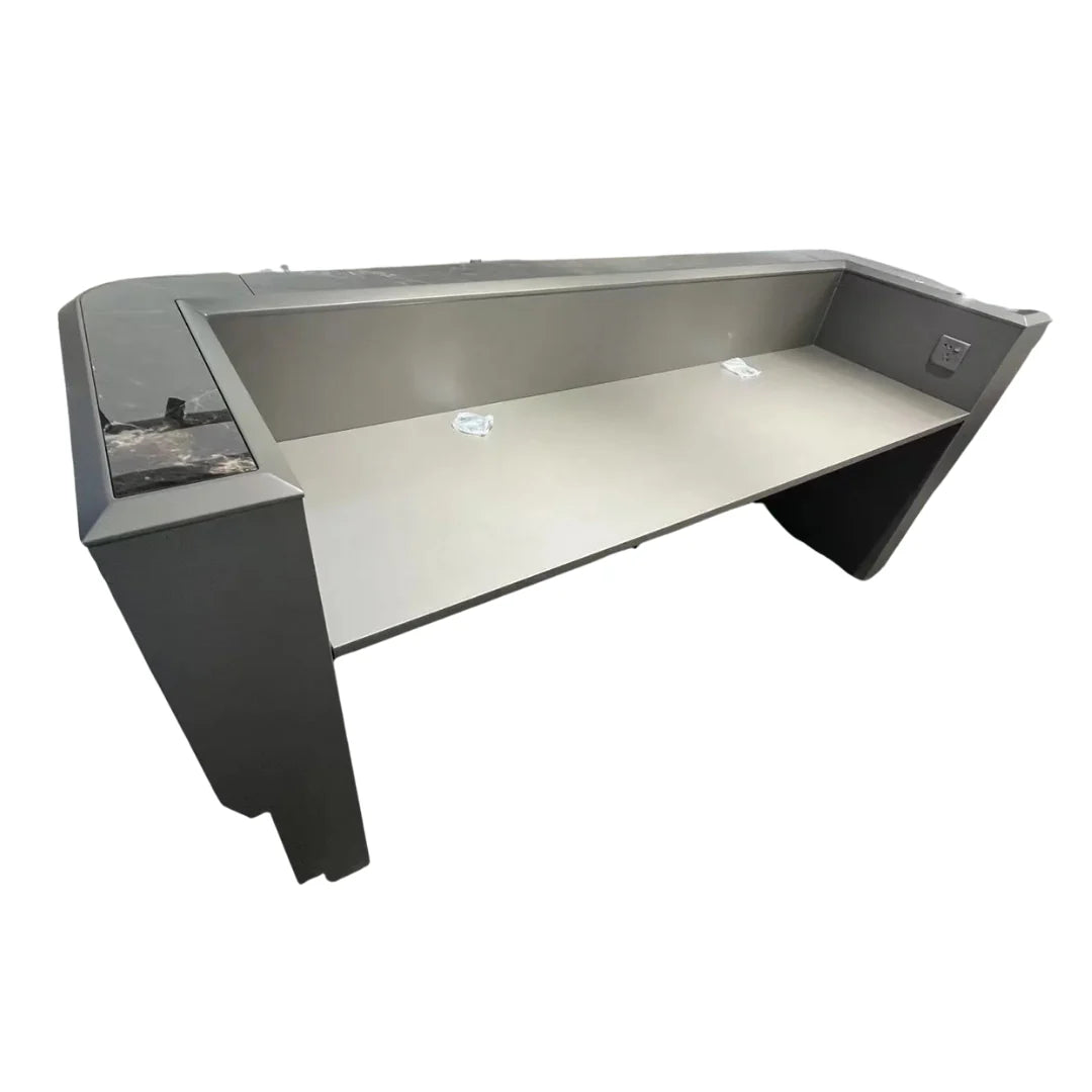 Modern Luxury Reception Desk – 240 × 80 × 105 cm