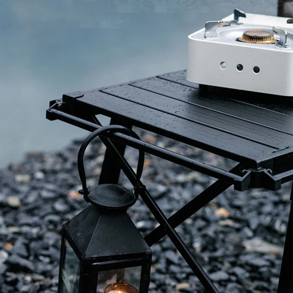 Foldable Camping Table with Adjustable Height