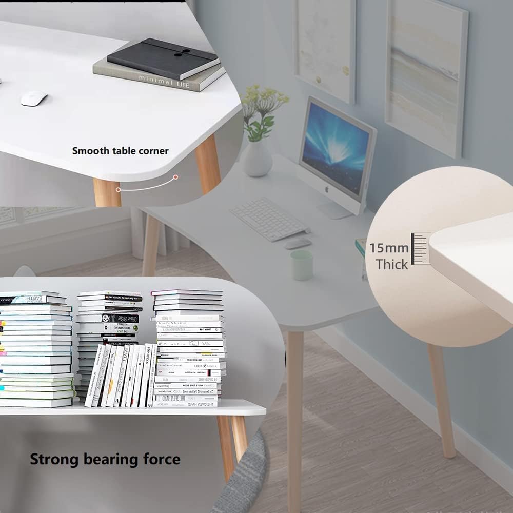 ORCHID M® Home Computer Desk, Computer Laptop Table Desk Office Desk Study Writing Desk Easy Assembly, Space-Saving Computer Desk Ideal for Home and Office Use (80x 40x73CM)-GCC Home Center
