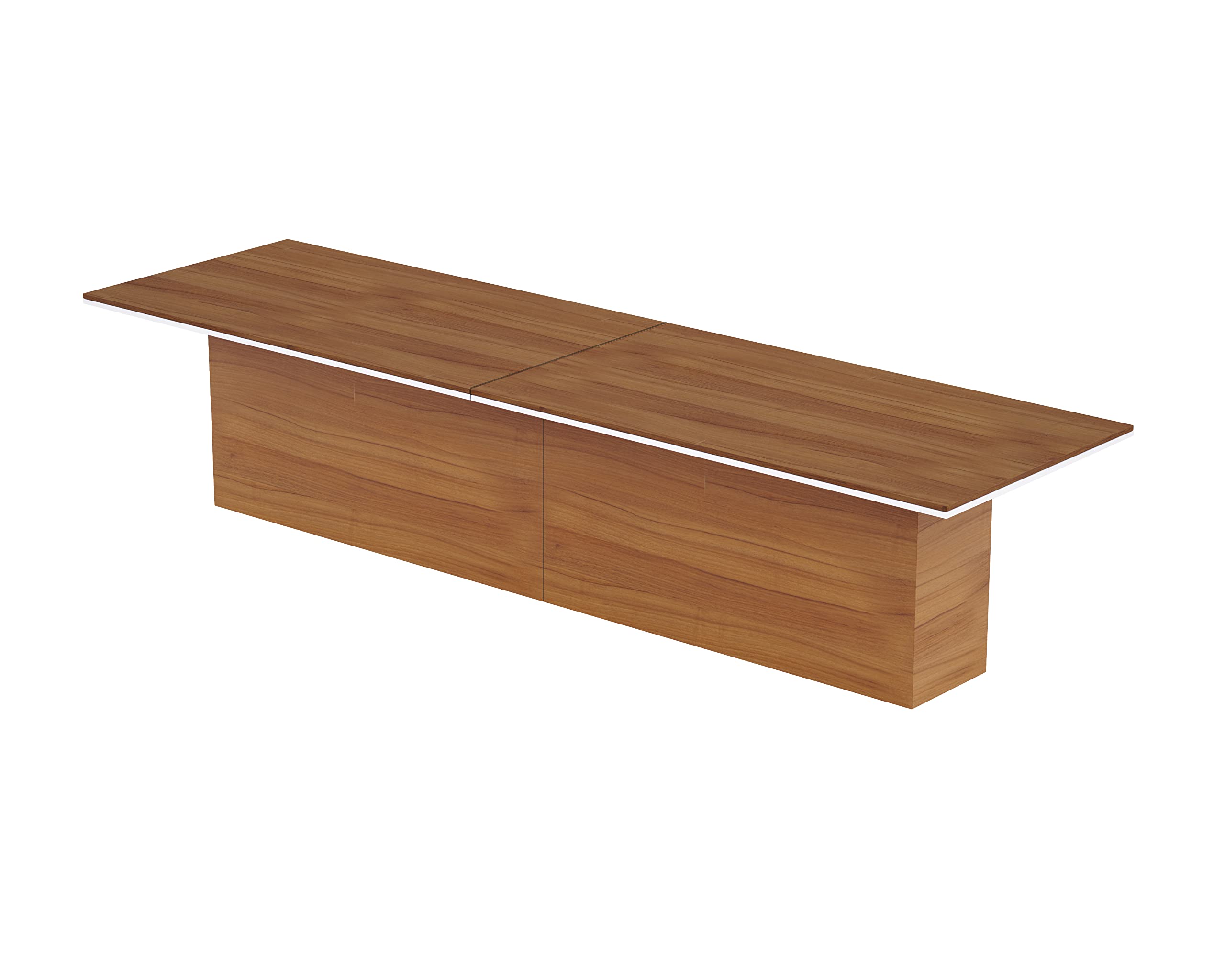 Mahmayi Modern Conference Table, Office Meeting Table, Conference Meeting Room Table - Light Concrete, 480CM