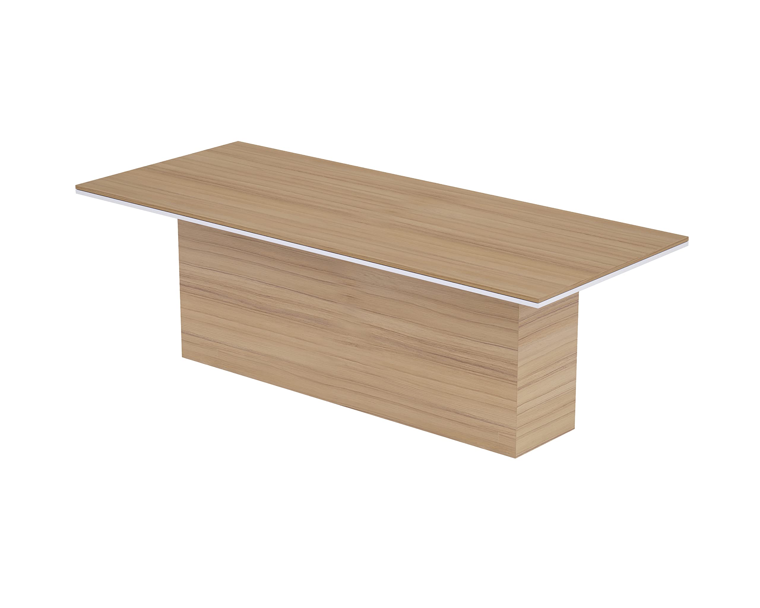 Mahmayi Modern Conference Table, Office Meeting Table, Conference Meeting Room Table - Light Concrete, 480CM