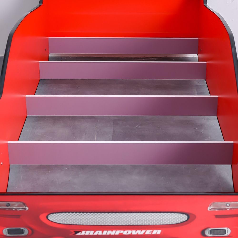 Ranger Meteoric 90x190 Kid Car Bed | Modern Design Kids Single Bed Frame Furniture | Comfortable Bed (Mattress Not Included) L208xW97.5xH69.2cm