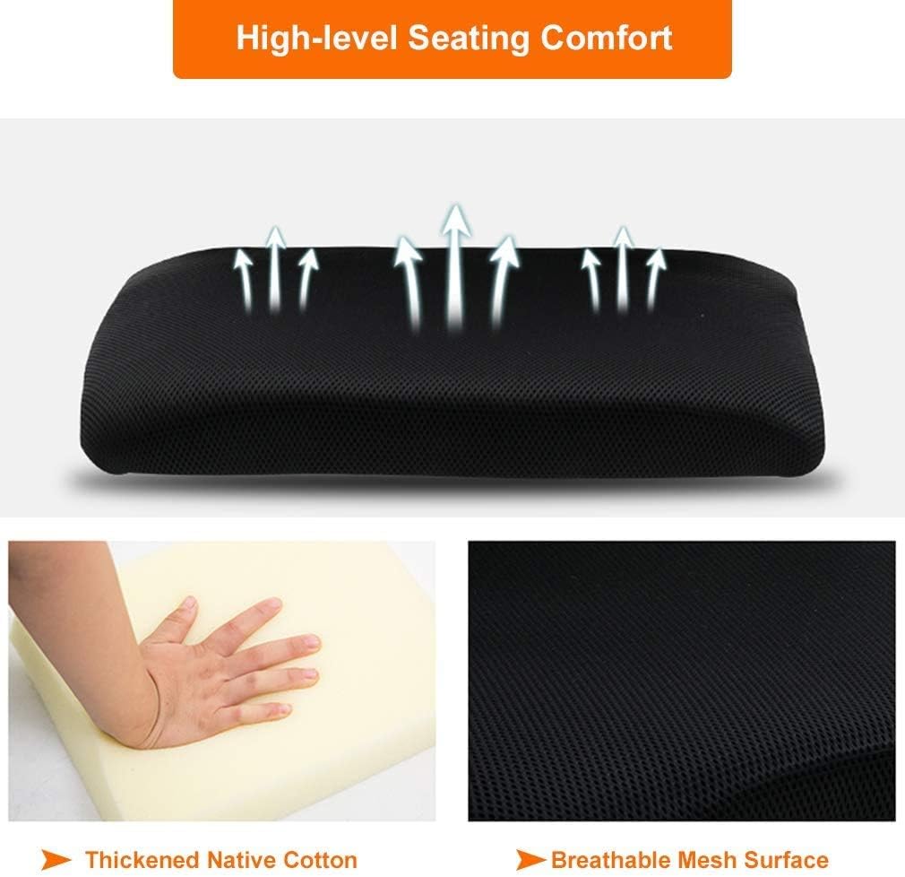 Galaxy Design Ergonomic Computer Desk Chair For Office & Gaming With Back & Lumbar Support Colour Black - AModel GDF-7825.-GCC Home Center