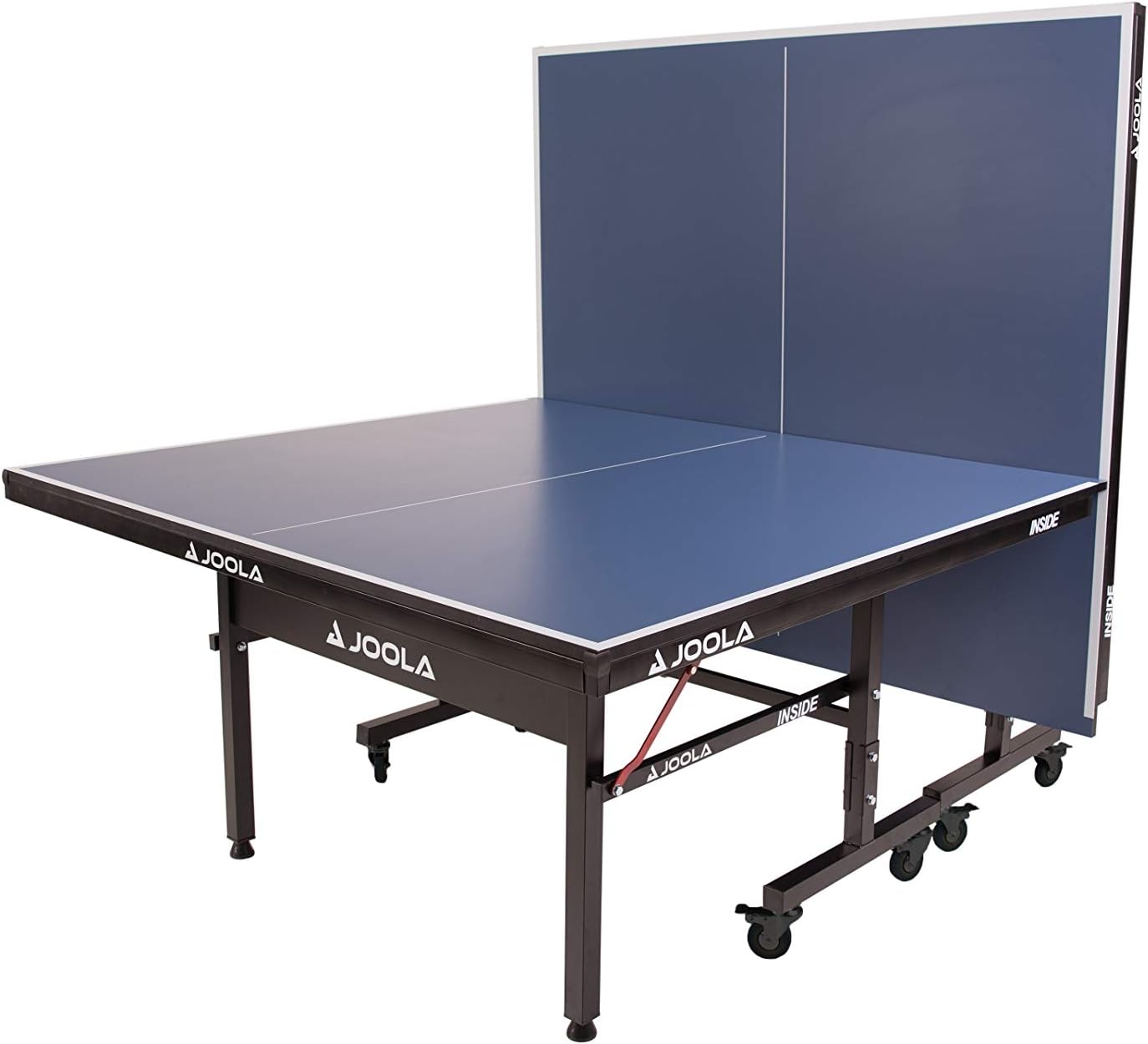 JOOLA Inside - Professional MDF Indoor Table Tennis Table with Quick Clamp Ping Pong Net and Post Set - 10 Minute Easy Assembly - Ping Pong Table with Single Player Playback Mode