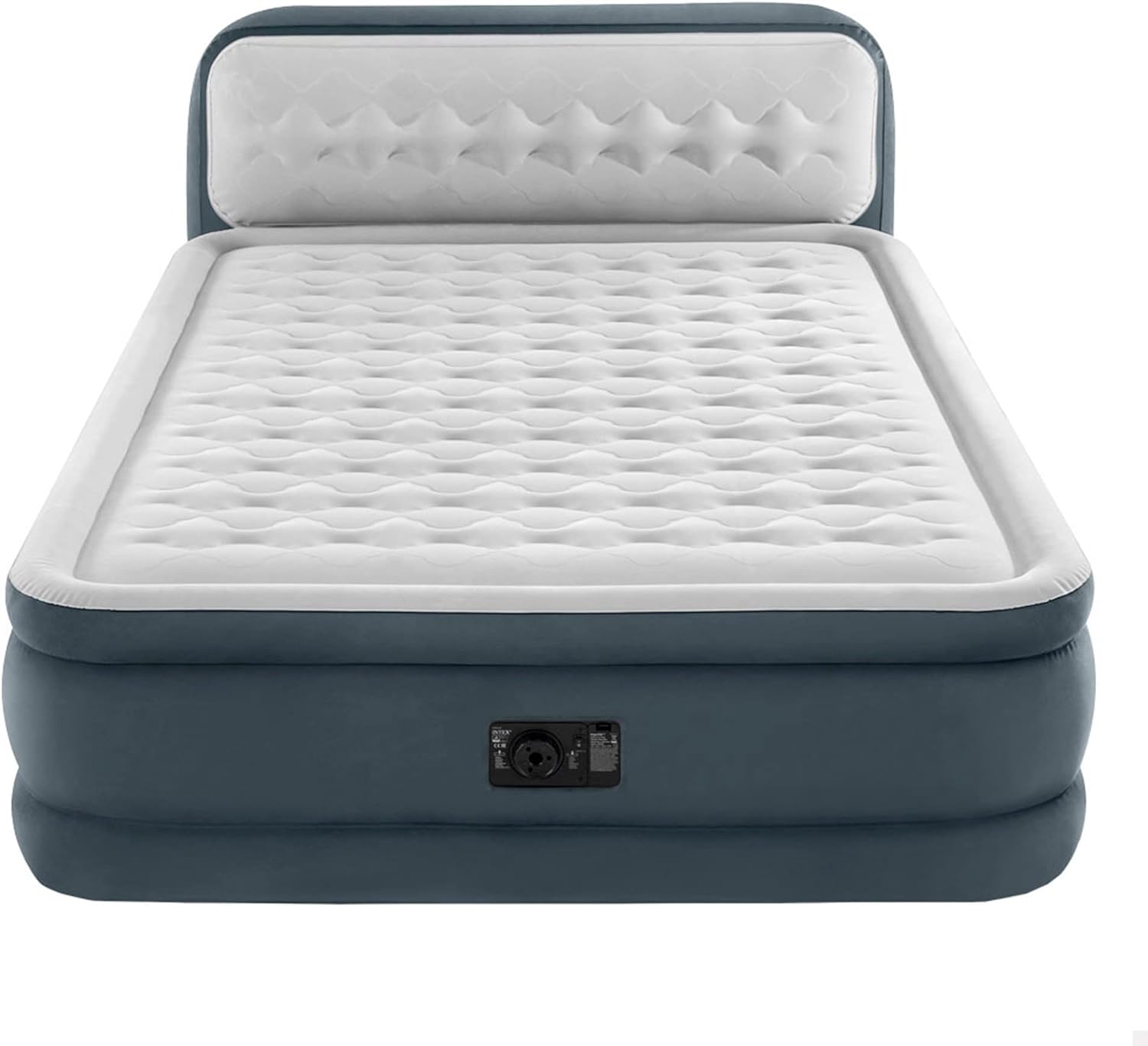 Intex Queen Dura-Beam Series Headboard Airbed, Multi-Colour, 64448