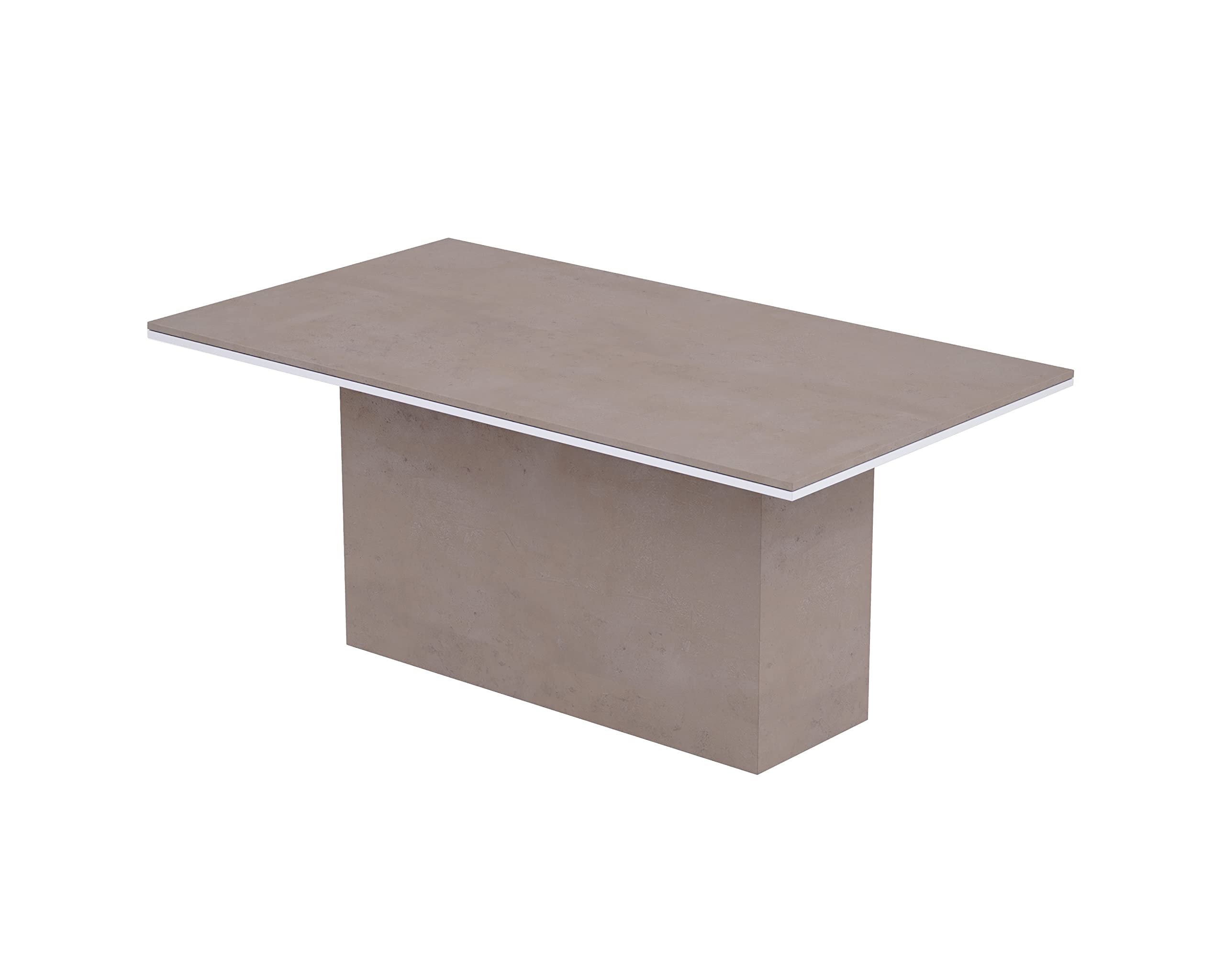 Mahmayi Modern Conference Table, Office Meeting Table, Conference Meeting Room Table - Light Concrete, 480CM