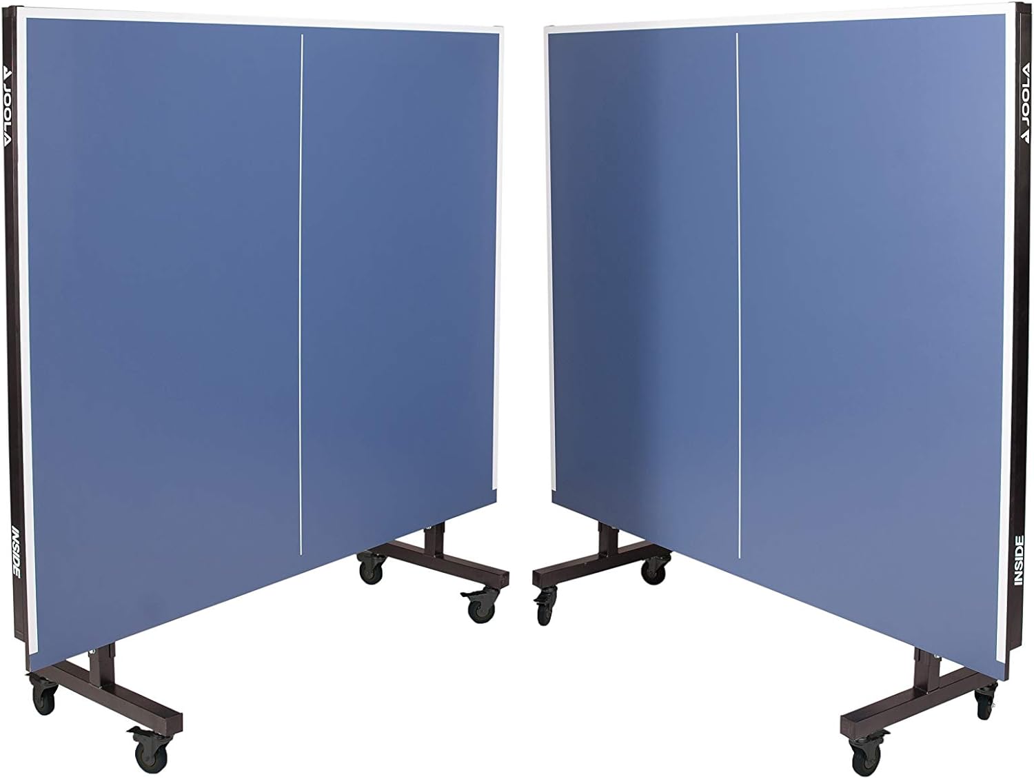 JOOLA Inside - Professional MDF Indoor Table Tennis Table with Quick Clamp Ping Pong Net and Post Set - 10 Minute Easy Assembly - Ping Pong Table with Single Player Playback Mode