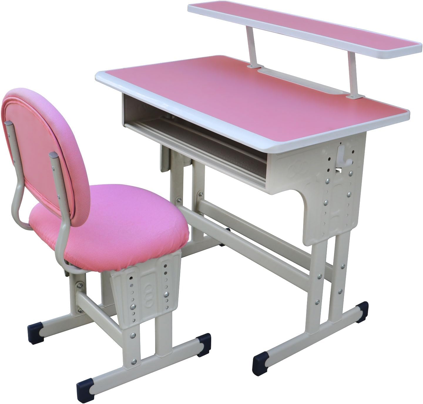 Adjustable School Desk and Chair Set For Primary & Secondary School – Ideal for Home