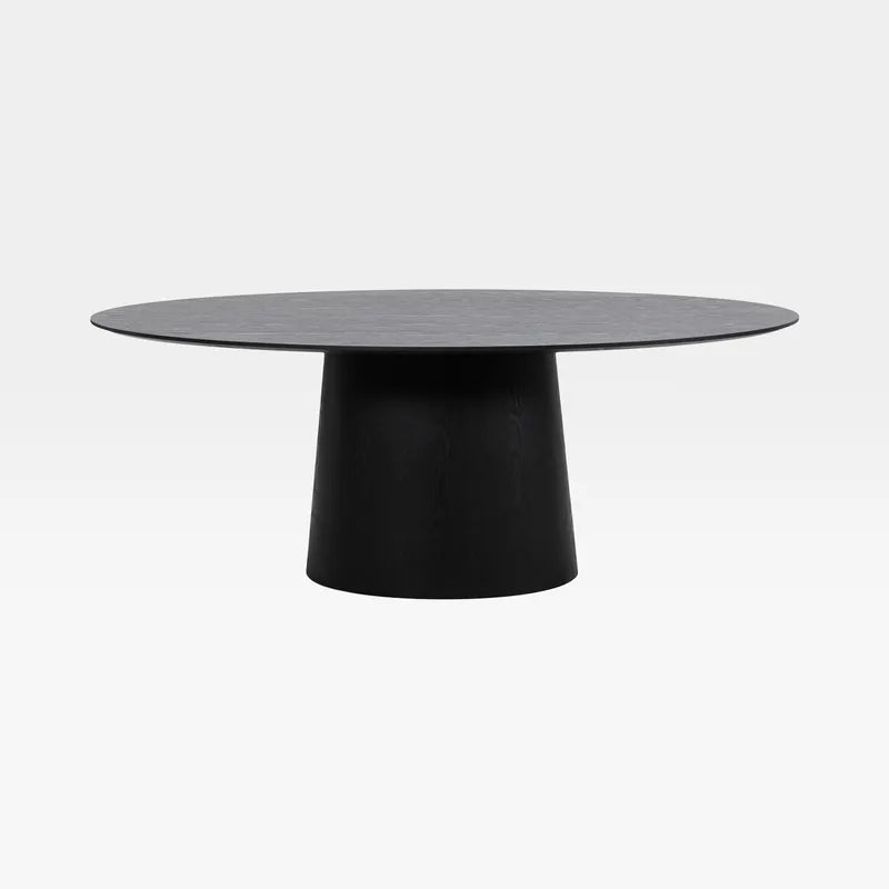 Modern Elegance Dining Table Black – 200x110 cm
