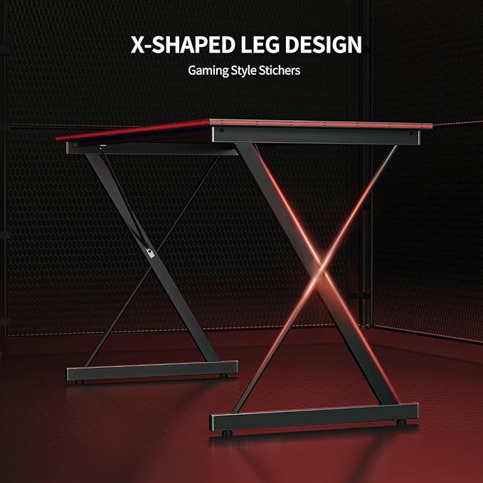 Gaming Desk – PC Computer Desk for Home Office and Gamers
