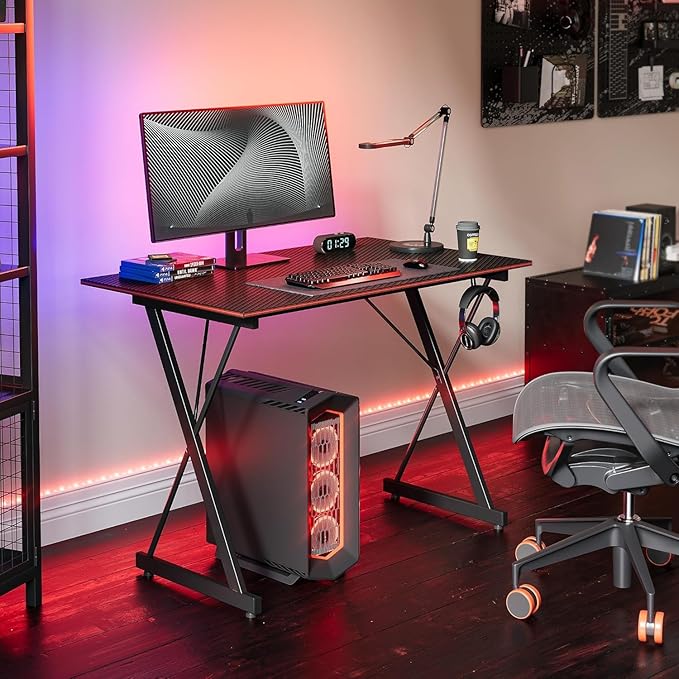 Gaming Desk – PC Computer Desk for Home Office and Gamers