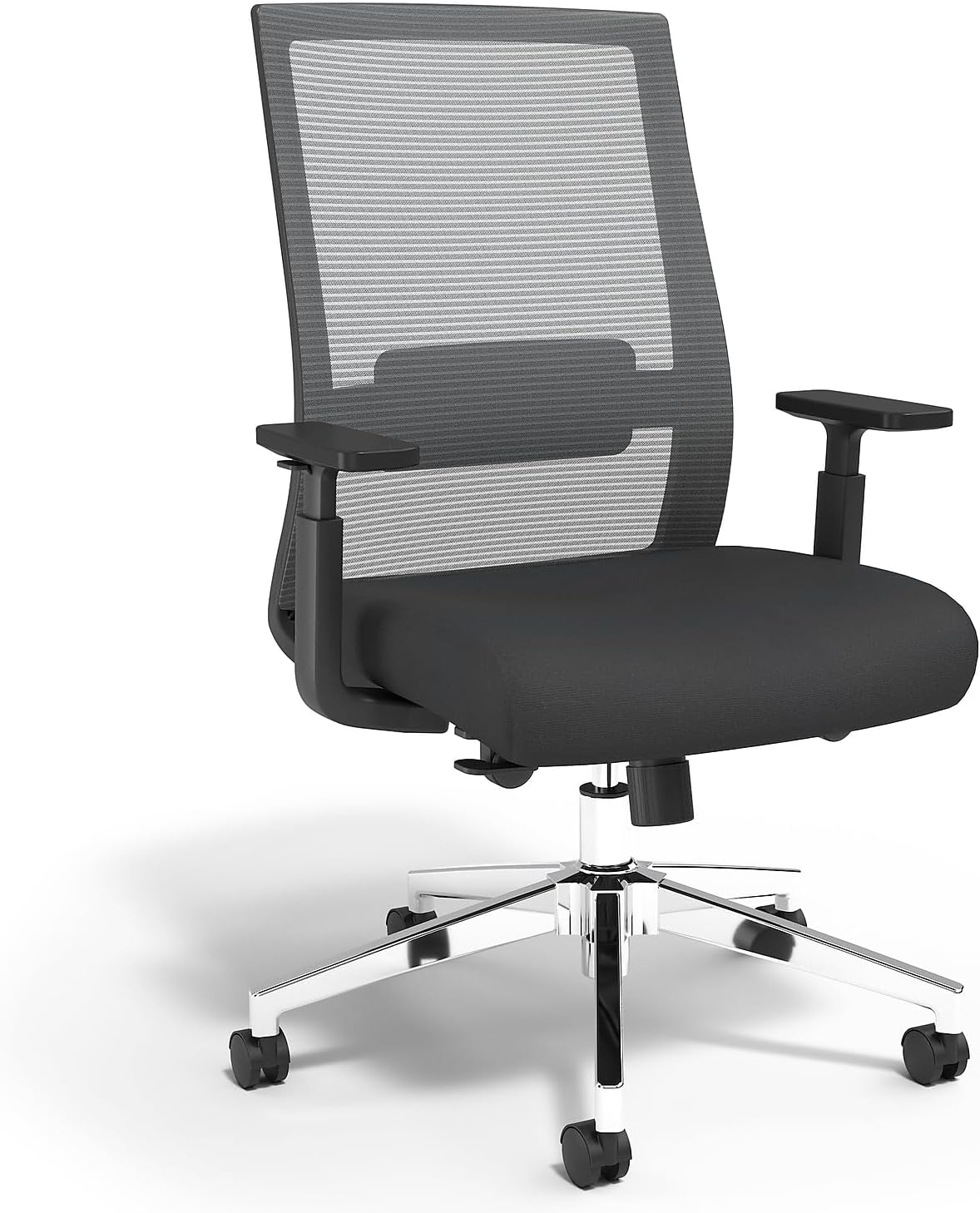 Staples 24328573 Marrett Mesh and Fabric Task Chair Black (53249)