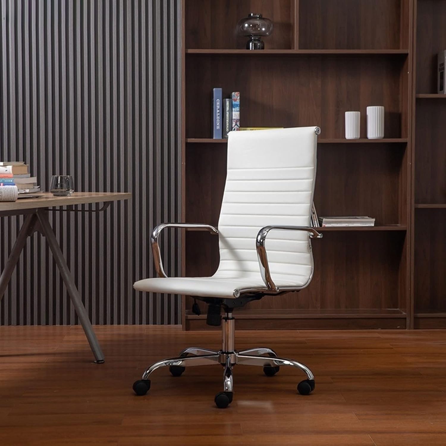 Desk Chairs High Back Office Chair Home Desk Chair Leather White Office Work Chair