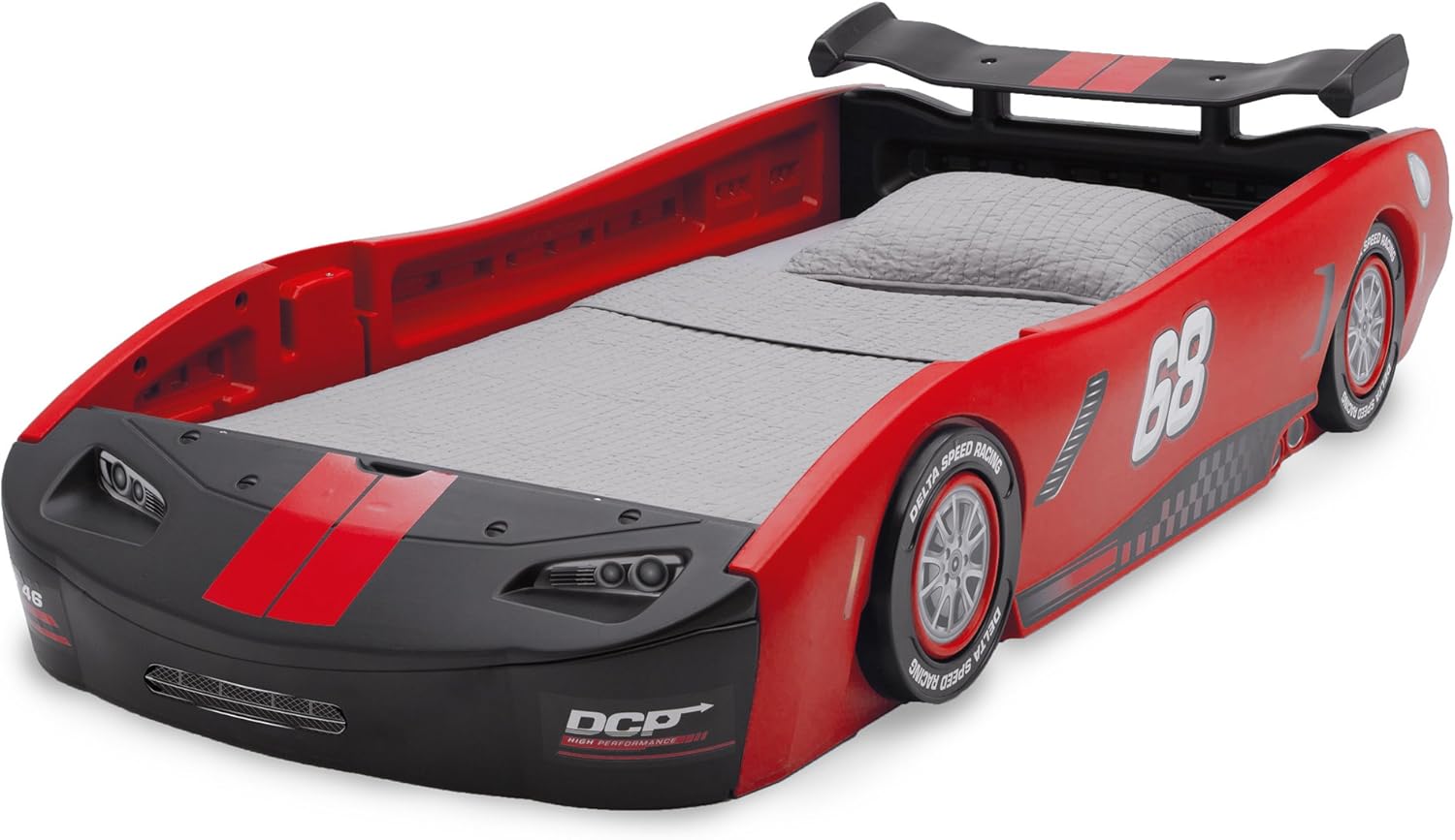 Children Turbo Race Car Twin Kid car Bed