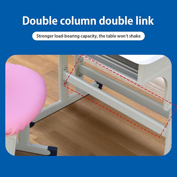 Adjustable School Desk and Chair Set For Primary & Secondary School – Ideal for Home