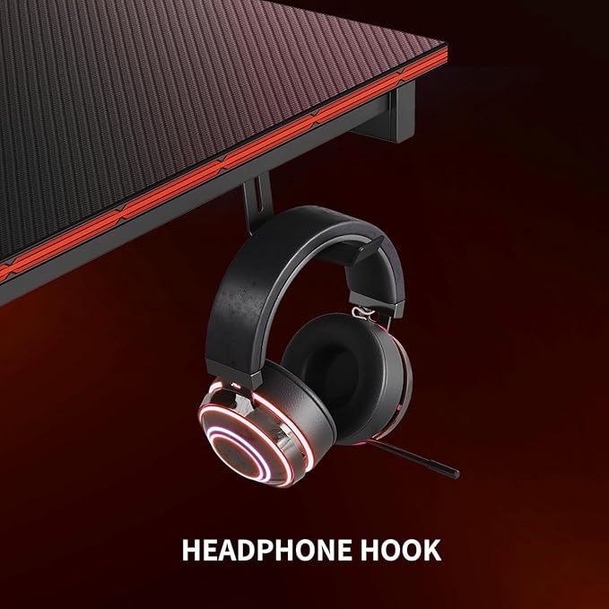 Gaming Desk – PC Computer Desk for Home Office and Gamers