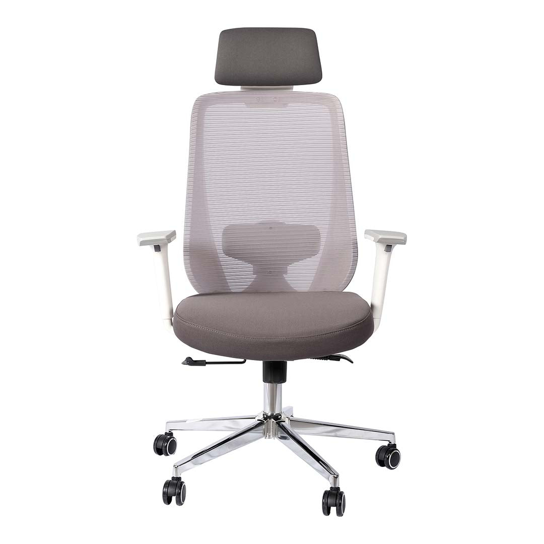 High Back Office Chair With Height Adjustable And 5 Swivel Wheels-GCC Home Center