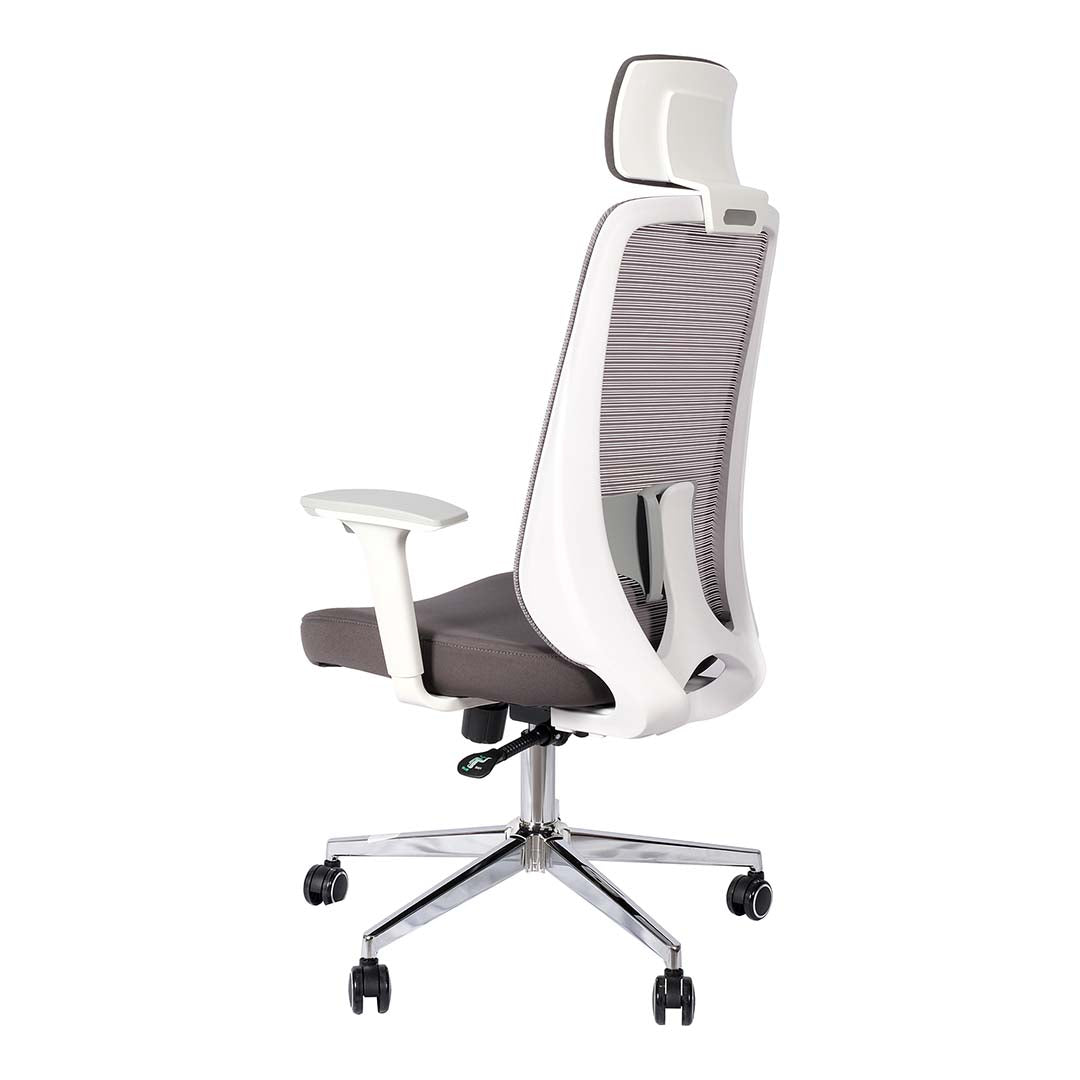 High Back Office Chair With Height Adjustable And 5 Swivel Wheels-GCC Home Center