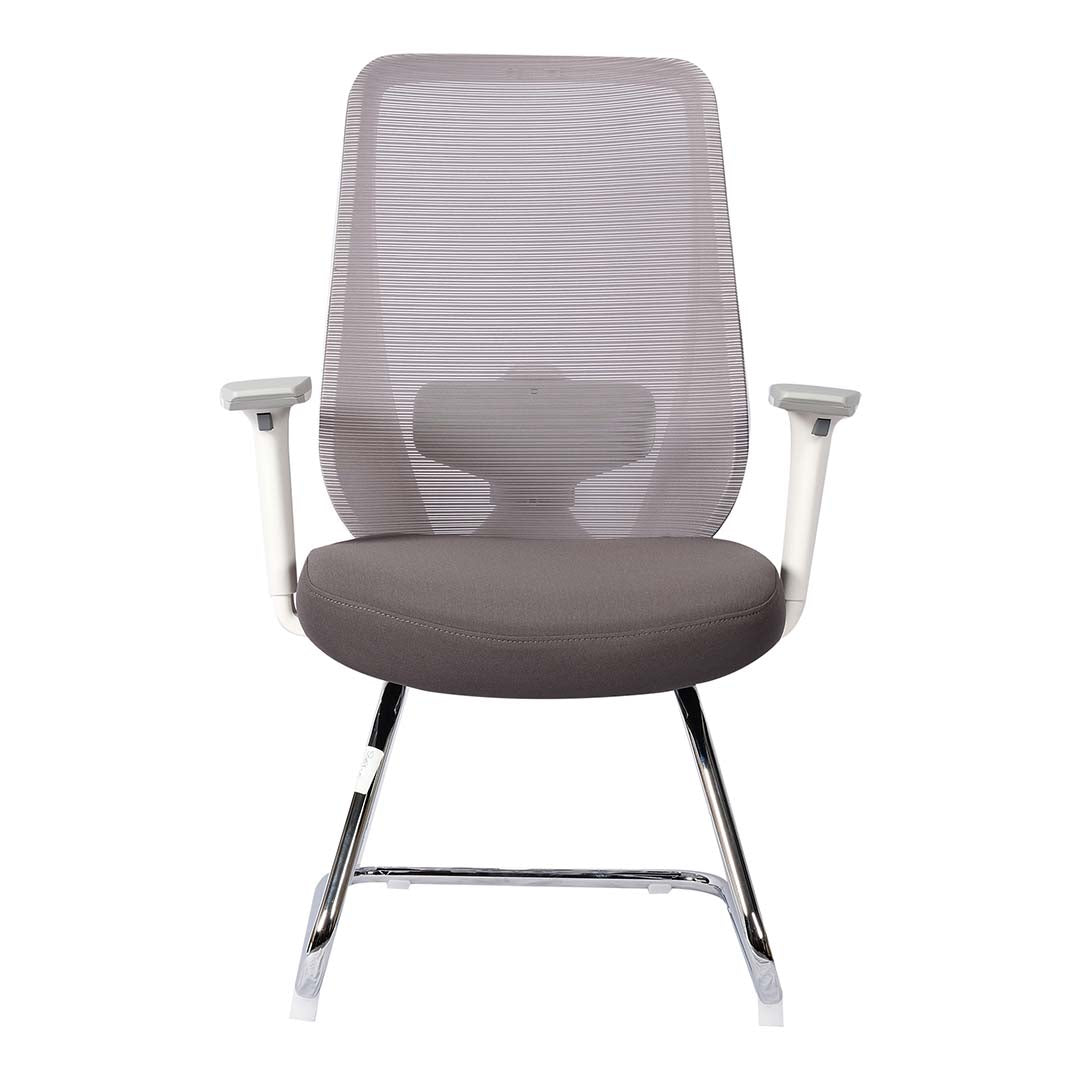 Modern Office Visitor Chair With Arm Rest And Metal Legs-GCC Home Center
