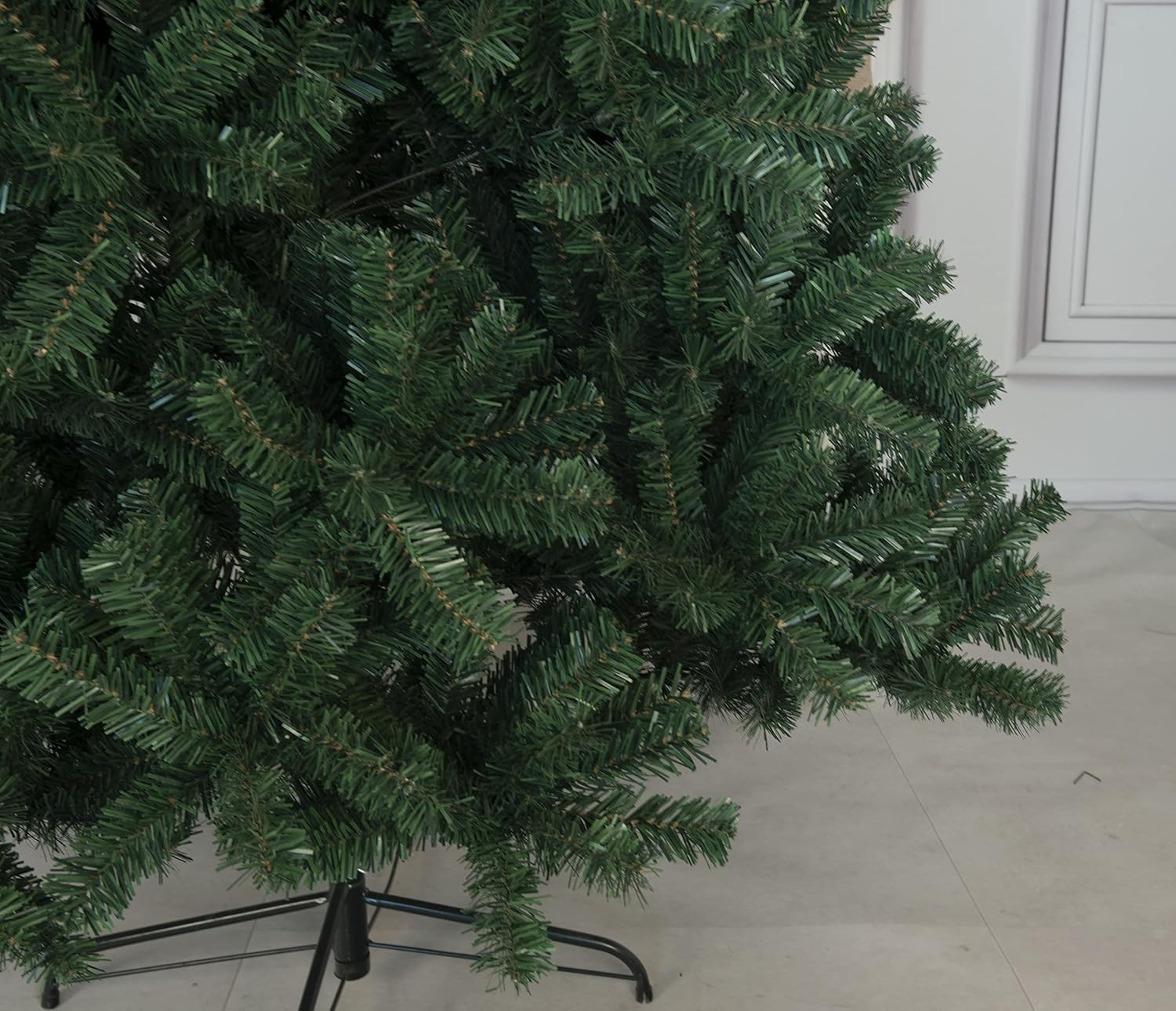 Christmas tree 6ft green 1200 Tips office home Indoor Outdoor party decoration artificial tree with metal stand Christmas and New Year Celebration