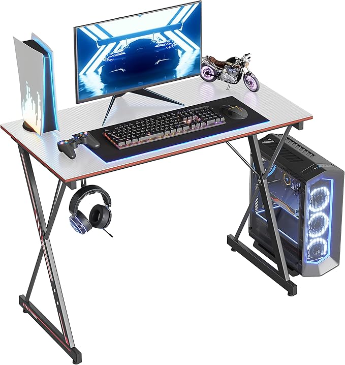 Gaming Desk – PC Computer Desk for Home Office and Gamers