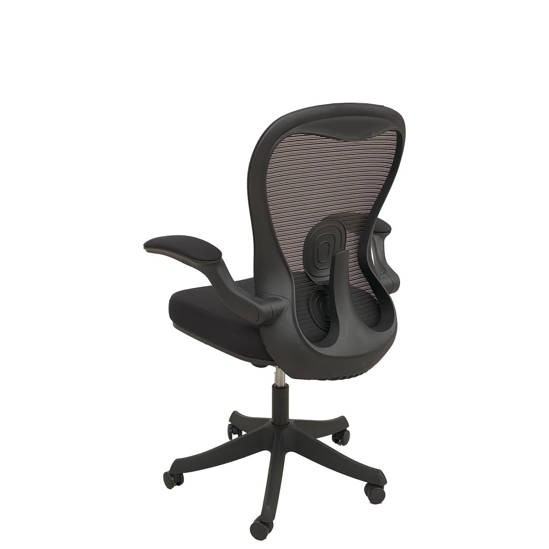 Ergonomic Low Back Office Chair With Height Adjustable And Swivel Wheels-GCC Home Center